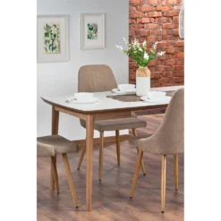 Skånska Möbelhuset Shinra Matbord 90-190 Cm - Vit -Stolar affär 7810ee88cbb3637cf3a72c2adac32926ef