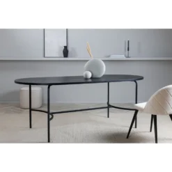 Skånska Möbelhuset Ollie Matbord 200 Cm - Svart -Stolar affär 784887be7ce5022f7e981362bb10d651ae