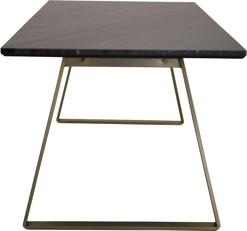 Skånska Möbelhuset Kvarnbacken Matbord 200 Cm - Matt Mässing/marmor 5 Skånska Möbelhuset Kvarnbacken Matbord 200 Cm - Matt Mässing/marmor - Bild 3