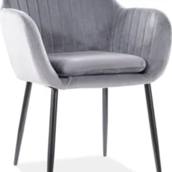 Skånska Möbelhuset Wenus Matstol - Grå Sammet