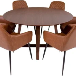 HOUSE NORDIC Hellerup Matbord - Valnöt Fanér - Ø137 11 HOUSE NORDIC Hellerup Matbord - Valnöt Fanér - Ø137 -Stolar affär 79884d83f458f47b337cee4968f978d967