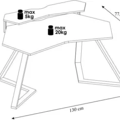 Skånska Möbelhuset Twilight Skrivbord - Svart -Stolar affär 7a08ed8fd9dcc9308383e28fc64665fd6f