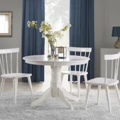 Skånska Möbelhuset Aliza Runt Matbord 106 Cm - Vit