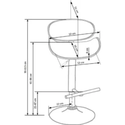 Skånska Möbelhuset Tripod Barstol - Svart -Stolar affär 7adb95f1987b9c3677bf065ced4f969e72