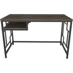 Skånska Möbelhuset Kennesaw Skrivbord 120 X 60 Cm - Svart/mörkgrå -Stolar affär 7b1dfe9183378656efecac133fdb33662d