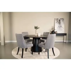 Skånska Möbelhuset Melbourne Matbord 120-165 Cm - Svart -Stolar affär 7cfe6ff5393cee636edda4995522daf275