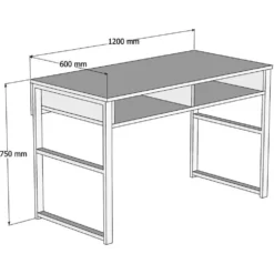 Skånska Möbelhuset Nove Skrivbord 120x60 Cm - Valnöt -Stolar affär 7d24d0a0a6fd04c39868c9f5d7dbe06dac