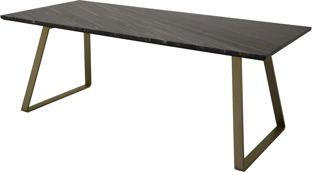Skånska Möbelhuset Kvarnbacken Matbord 200 Cm - Matt Mässing/marmor 7 Skånska Möbelhuset Kvarnbacken Matbord 200 Cm - Matt Mässing/marmor - Bild 5