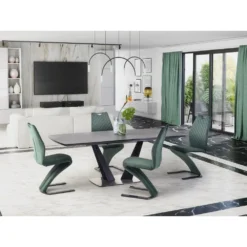 Skånska Möbelhuset Post Matbord 160-220 Cm - Mörkgrå/svart -Stolar affär 808a6b99518f09b177d370987dcce80185