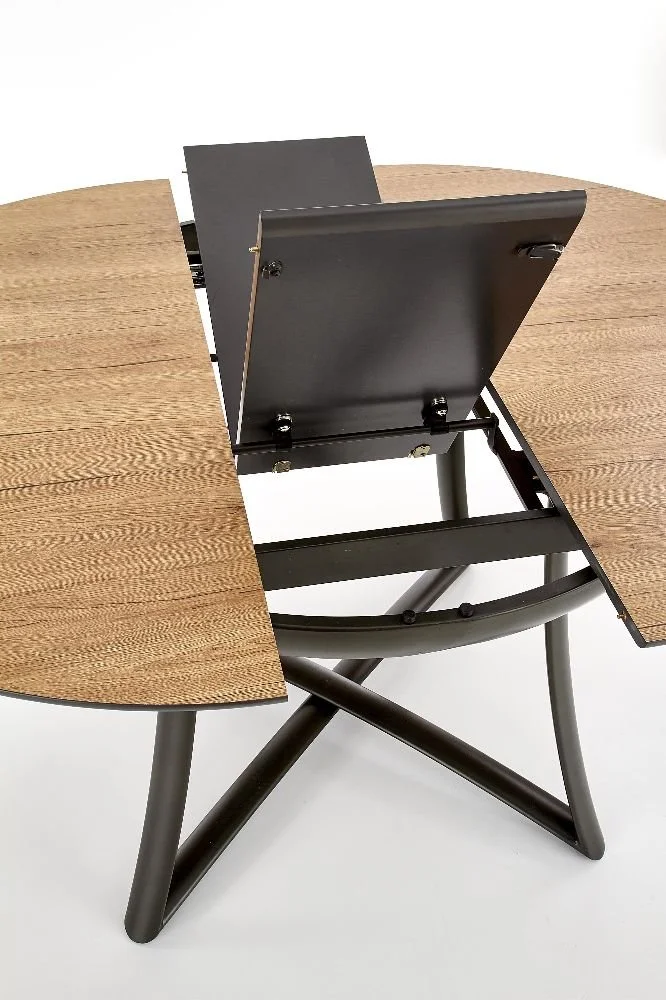 Skånska Möbelhuset Colton Runt Matbord 118 Till 148 Cm - Ek/svart 6 Skånska Möbelhuset Colton Runt Matbord 118 Till 148 Cm - Ek/svart - Bild 4