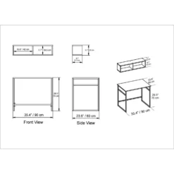 Skånska Möbelhuset Gama Skrivbord 90x60 Cm - Valnöt/svart 11 Skånska Möbelhuset Gama Skrivbord 90x60 Cm - Valnöt/svart -Stolar affär 80f2dfa614146b1f6cf7f42abe1b4afd3b