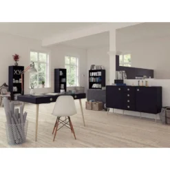 Skånska Möbelhuset Softline Skrivbord 114 X 57 Cm - Vit -Stolar affär 82360db7b510c25a4abe38048692a8cb7f