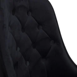 Skånska Möbelhuset Alice Deluxe Matstol - Svart Sammet -Stolar affär 82f731ccb4d6407db59130ce3eafb21269