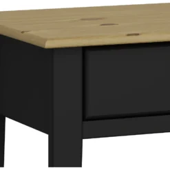 Skånska Möbelhuset Nola Skrivbord 95 X 45 Cm - Svart/beige -Stolar affär 83cbede7d83d69fe5487087984968acd84