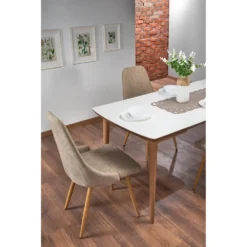 Skånska Möbelhuset Shinra Matbord 90-190 Cm - Vit -Stolar affär 85a7dee4cc4fdedd1aac697af714356349