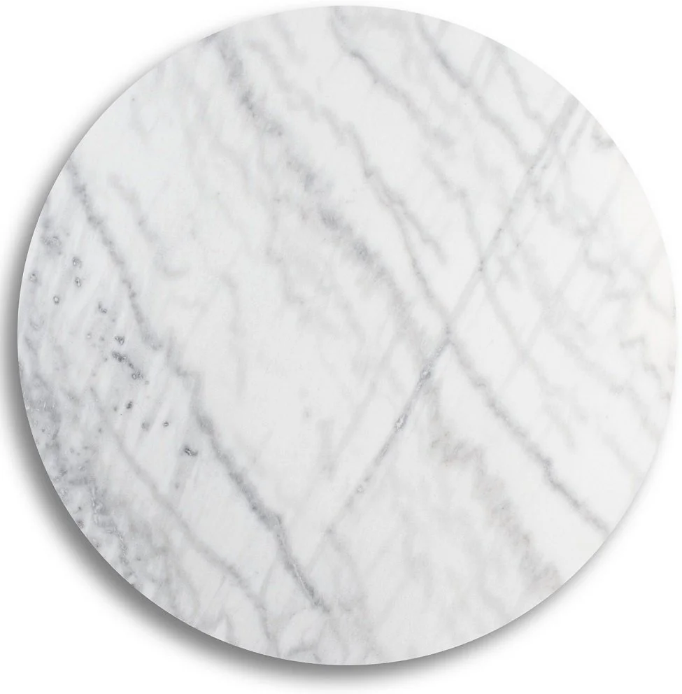 Skånska Möbelhuset SOHO Matbord Ø105 Cm - Borstat Aluminium / Ljus Marmor 4 Skånska Möbelhuset SOHO Matbord Ø105 Cm - Borstat Aluminium / Ljus Marmor - Bild 2