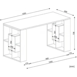 Skånska Möbelhuset Valencia Skrivbord 120x60 Cm - Vit -Stolar affär 86c420204e27fad30530319bc1d7260237
