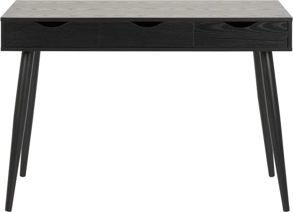 Skånska Möbelhuset Neptun Skrivbord Med Låda 110 Cm - Ask/svart 4 Skånska Möbelhuset Neptun Skrivbord Med Låda 110 Cm - Ask/svart - Bild 2