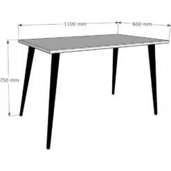 Skånska Möbelhuset Ricky Skrivbord 110x60 Cm - Furu -Stolar affär 88085b765084f76e3dce0d841302e14c45