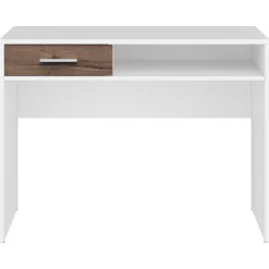 Skånska Möbelhuset Nepo Plus Skrivbord 100 X 59 Cm - Vit/mörk Ek -Stolar affär 881fe7f29160292df9e8b5d823a69eaefd