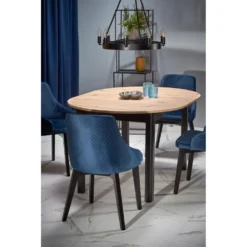 Skånska Möbelhuset Berivan Matbord 102-142 Cm - Artisan Ek/svart -Stolar affär 887c038c03c8f41c24eb36bf7a131e33ab