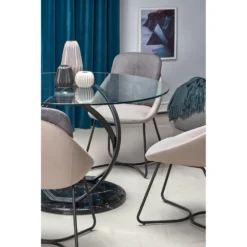 Skånska Möbelhuset Vision Matbord Ø122 Cm - Svart -Stolar affär 888f76ff4bcee31065964be1b9f9ea7ceb