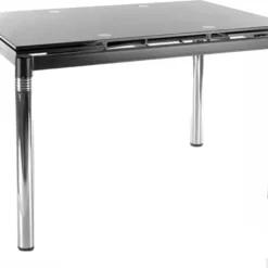 Skånska Möbelhuset Cameron 110-170 Cm Matbord - Grå/krom