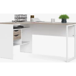 Skånska Möbelhuset Function Plus Skrivbord 145,1 X 81 X 76,8 Cm - Vit/tryffel -Stolar affär 899554b715da28373a2b93e7946cc48475