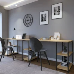 Skånska Möbelhuset Limbo Skrivbord 270x60 Cm - Ek -Stolar affär 8a52084a46fdb63ec0e69e4397d988af73