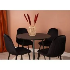 Skånska Möbelhuset Smokey Matbord 80 Cm - Svart -Stolar affär 8a8c4ec5dc8d2b8eb2d26b0840d554adf2