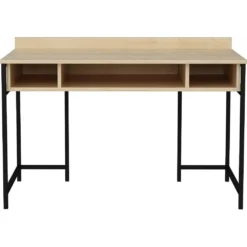 Skånska Möbelhuset Alma Skrivbord 120 X 60 Cm - Svart/ek -Stolar affär 8b6284a85201e939d1ee46ef43523db135