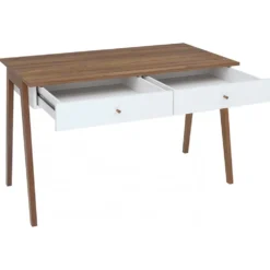 Skånska Möbelhuset Heda Skrivbord 120,5 X 60 Cm - Vit/lärk -Stolar affär 8c3a69237200ce5f75bf33f8ec91537e2b