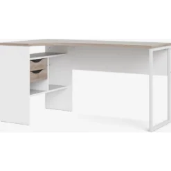 Skånska Möbelhuset Function Plus Skrivbord 145,1 X 81 X 76,8 Cm - Vit/tryffel -Stolar affär 8cc3ec74a50855b408a446bee4e19b15a9