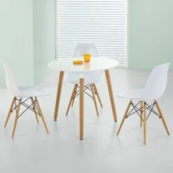 Skånska Möbelhuset Nesto Runt Matbord Ø80 Cm - Vit -Stolar affär 8d297b05cccfe5f91f81d4d67992584460