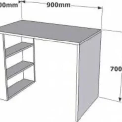 Skånska Möbelhuset Cool Skrivbord 90x50 Cm - Valnöt -Stolar affär 8d4f4c9e4cbe3ddce2556cab17c441ec22