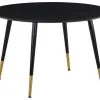 Skånska Möbelhuset Slope Matbord ø115 Cm - Svart/mässing -Stolar affär 8dfbf000885a412292ec9a26938924c629