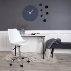 HOUSE NORDIC Vojens Skrivbord 120x60 Cm - Vit/svart -Stolar affär 8e1c193b5c44b043a1c20adc886e0846c7