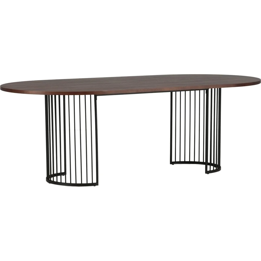 Skånska Möbelhuset Hamneskär Matbord 220 X 110 Cm - Svart/valnöt 3 Skånska Möbelhuset Hamneskär Matbord 220 X 110 Cm - Svart/valnöt