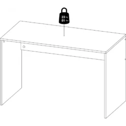 Skånska Möbelhuset Function Plus Skrivbord 120,2 X 60 X 72,4 Cm - Vit -Stolar affär 8e936fca6da3f564a84bcc9e36438e05eb