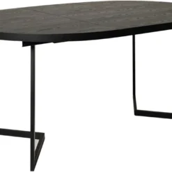 Skånska Möbelhuset Wendi Runt Matbord Förlägningsbart 120-165 Cm - Svart Askfanér -Stolar affär 8f6bbb41eb340cf911d877f26f89fc09f7