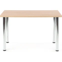 Skånska Möbelhuset Buno Matbord 120 Cm - Sonoma Ek/krom -Stolar affär 8fdf06e3d099ee2c5194d499fe76306064