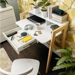 Skånska Möbelhuset Brent Skrivbord 96 X 55 Cm - Vit -Stolar affär 8fee9b7526522602d2e98f38082918df8c