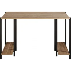 Skånska Möbelhuset Reader Skrivbord 125x60 Cm - Svart/valnöt -Stolar affär 90bc156497025874919bb871c918808904