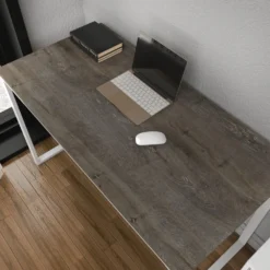 Skånska Möbelhuset Layton Skrivbord 120 X 60 Cm - Vit/mörkgrå -Stolar affär 91095a8d343b5d4663b62c1d2ce8fb857f