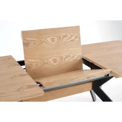 Skånska Möbelhuset Bermuda Matbord 160-220 Cm - Ek/svart -Stolar affär 919e06266cfb420a0cf68c76bbeb02f165