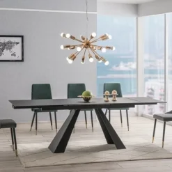 Skånska Möbelhuset Salvadore Matbord 120-180 Cm - Svart -Stolar affär 91b0c31d87ec28711b2d11a04bdcc0244d