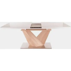 Skånska Möbelhuset Taylor Matbord 140-200 Cm - Sonoma Ek/vit -Stolar affär 91cde7e163645dea97c2d589a4217a04db