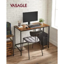 Skånska Möbelhuset Osman Skrivbord 120 X 60 Cm - Brun/svart -Stolar affär 932131a285d082bb9202cde3d64b5454ff