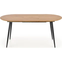 Skånska Möbelhuset Rocky Matbord 120-160 Cm - Ek/svart -Stolar affär 93d99040ff220b0dc56bd7ea74f1723da3