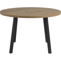 Skånska Möbelhuset Mallow Matbord Ø120 Cm - Ek/svart -Stolar affär 940c90b5f51eb14b3f73afd7230a2ccaa6